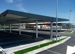 marquesinas de aparcamiento con alucobond para lidl